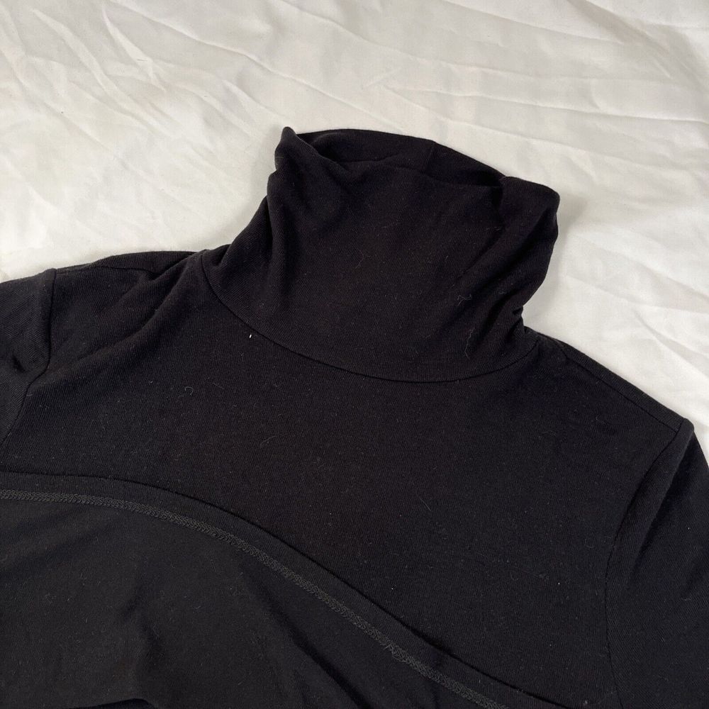 Generation Love Black Double Layer Turtleneck Lon… - image 4